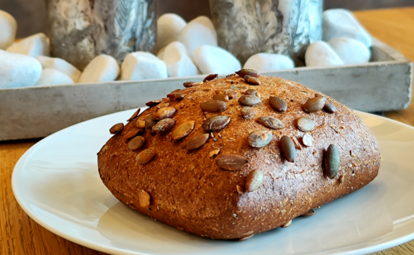 Vollkornbrötchen Kürbis