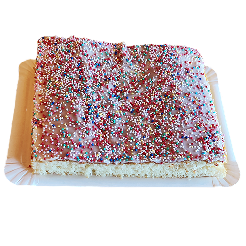 Kinderkuchen Zitrone bunte Streusel 1/8
